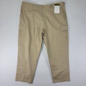 Urban Patrol Men's Cargo Pants Rip Stop Stretch Beige Size‎ 2XL Reg / NEW